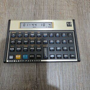Vintage HP 12C Calculator Made in USA – Tested Working Vintage Hewlett-Packard